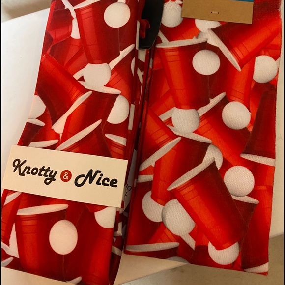 New men’s beer pong sock & tie set - Picture 1 of 3